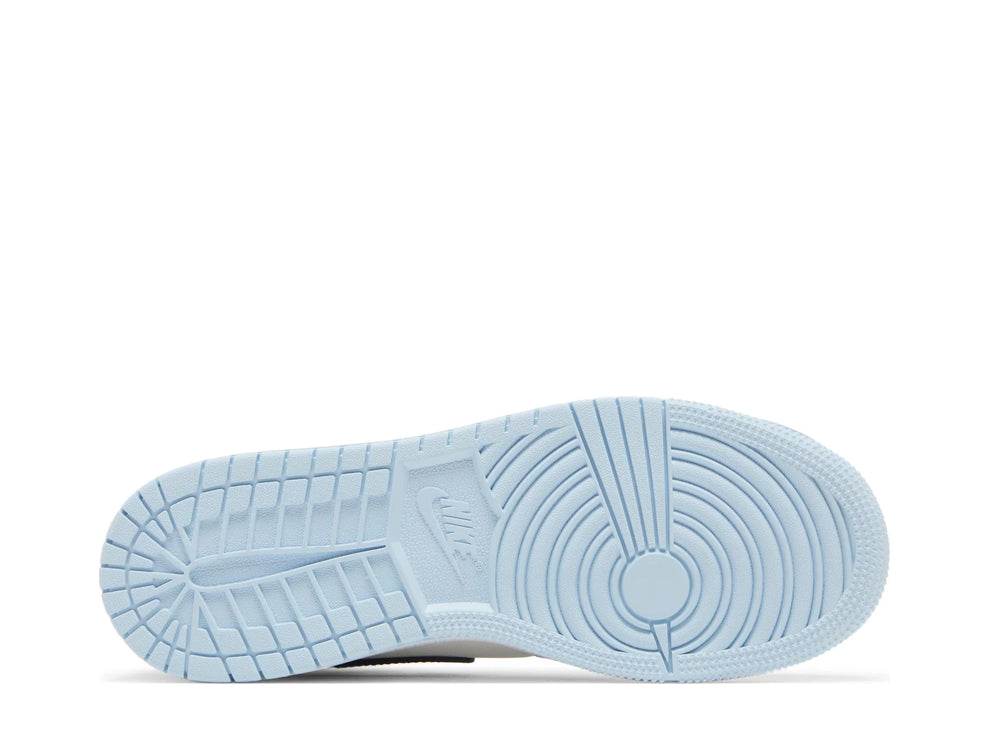 Nike air jordan 1 mid ice blue (GS) sole