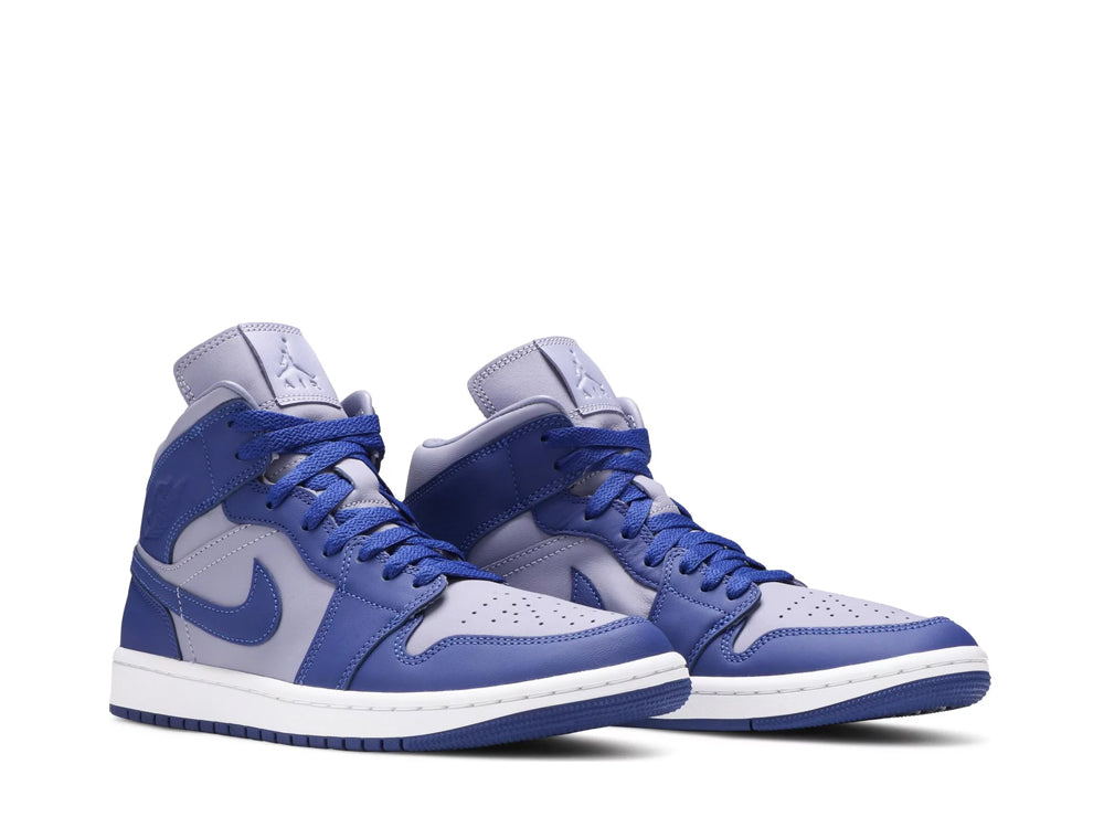 Nike air jordan 1 mid se iron purple pair
