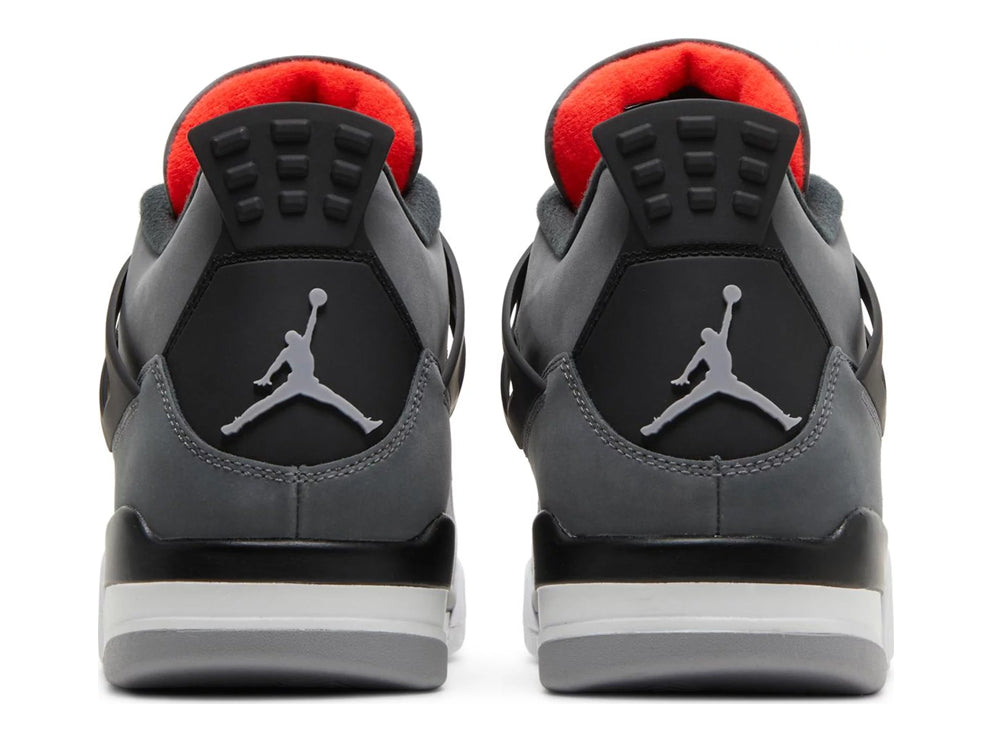 Nike air jordan 4 infrared lace closeup