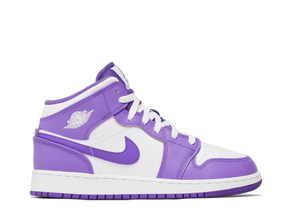 Air Jordan 1 Mid Purple Venom GS