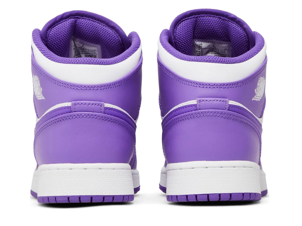 Air Jordan 1 Mid Purple Venom GS