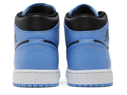 Air Jordan 1 Mid 'University Blue Black'