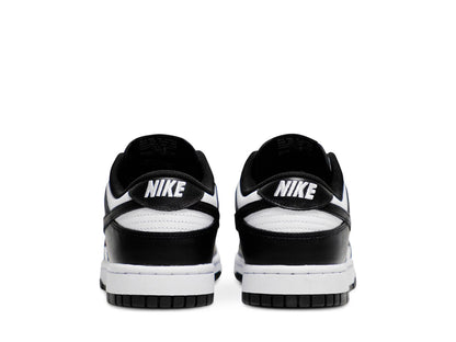 Nike dunk low black white (2021) back