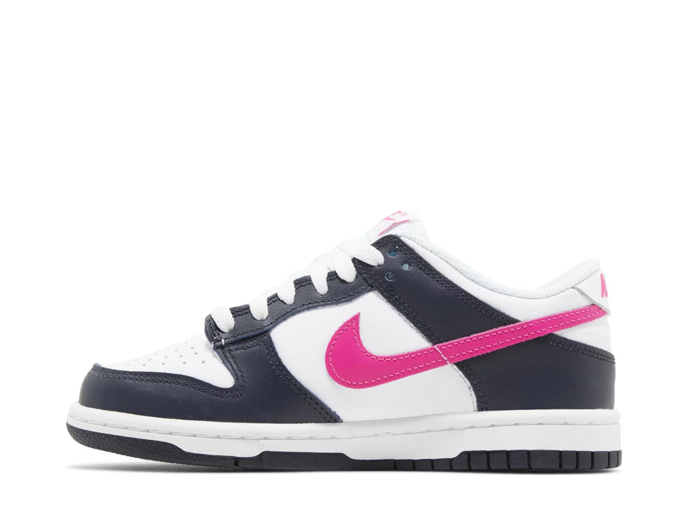 Dunk Low GS Dark Obsidian Fierce Pink side