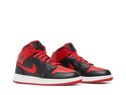 Nike air jordan 1 mid alternate bred (GS) pair