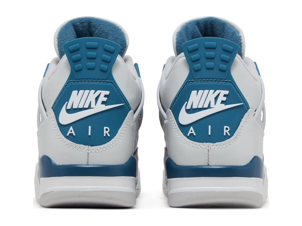 Jordan 4 millitary blue and white