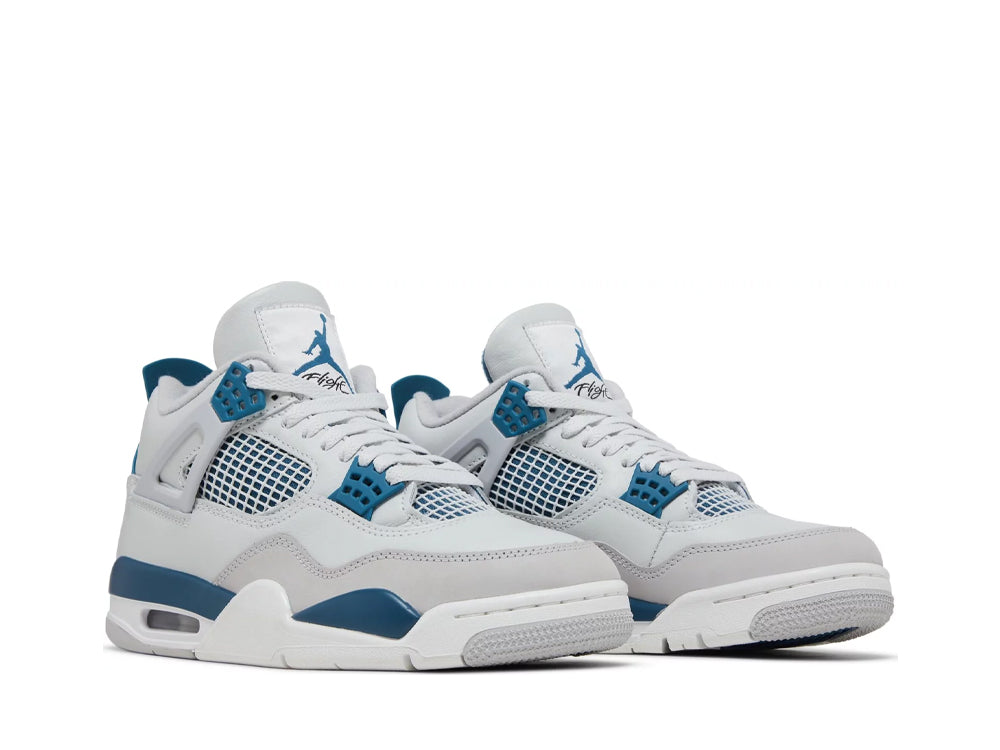 Jordan 4 millitary blue and white