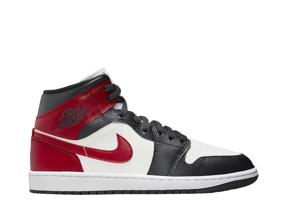 Jordan 1 Mid Gym Red Off Noir (Women's)