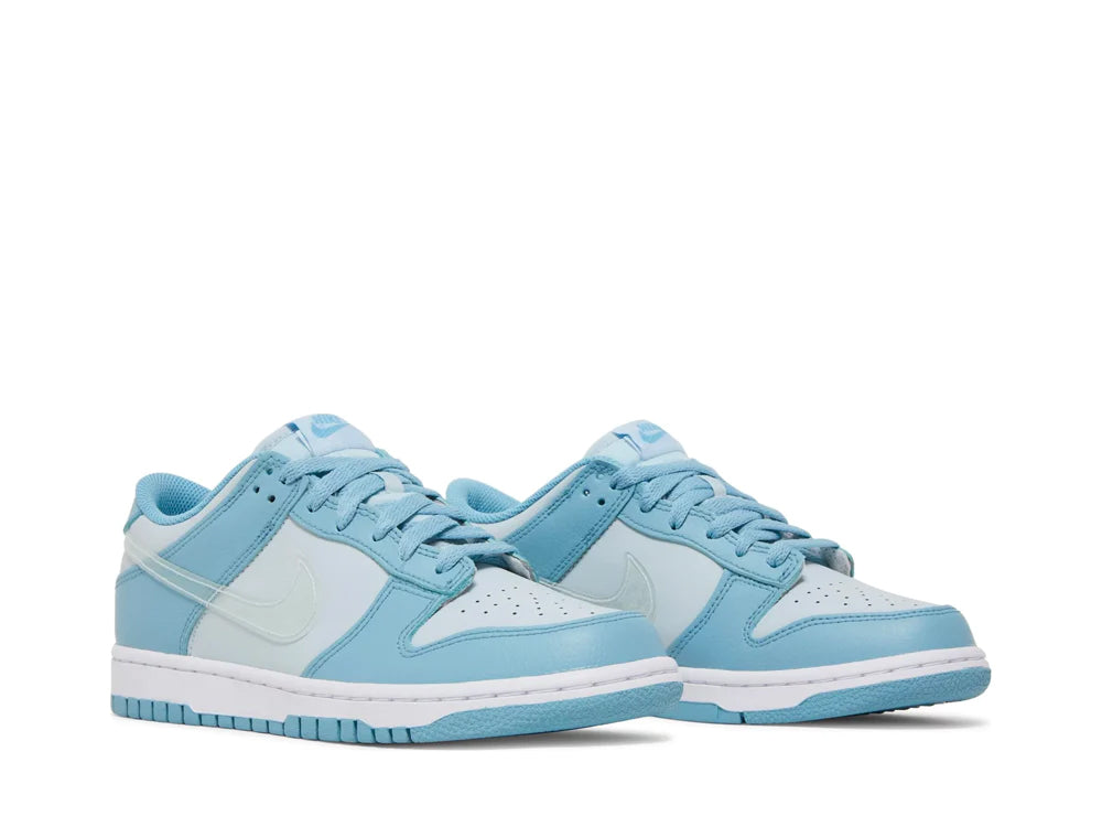 Nike dunk low clear aura blue(GS) back