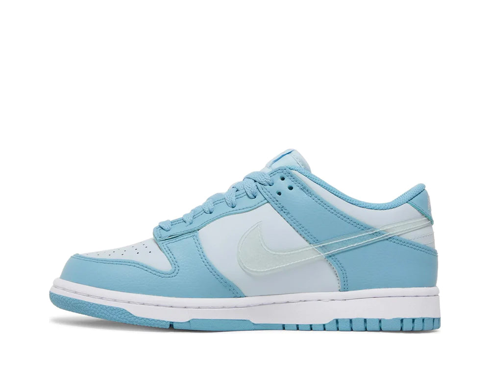 Nike dunk low clear aura blue(GS) side