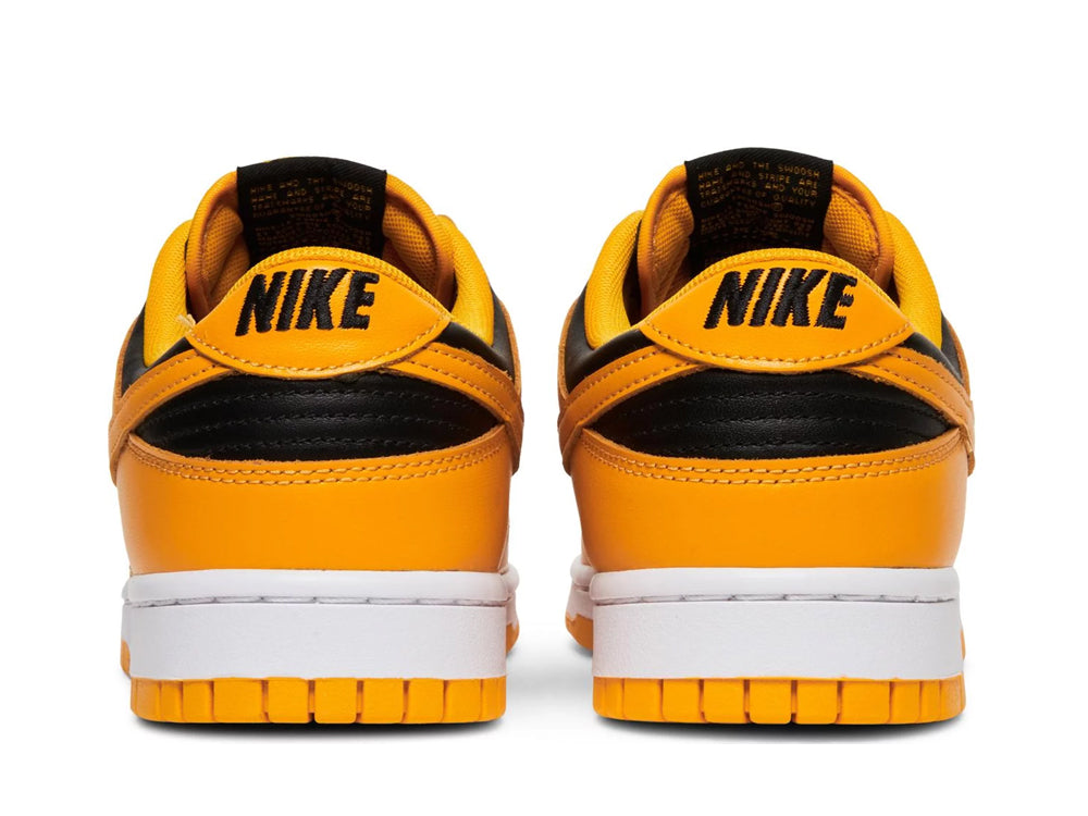 Nike dunk low goldenrod back