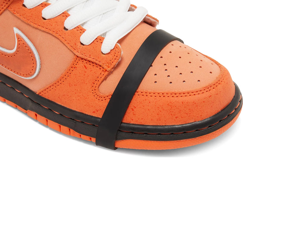Nike dunk sb low concepts orange lobster details
