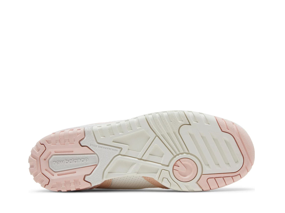 New balance 550 white pink womens sole